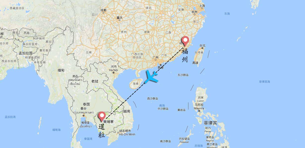 福州到曼谷的距离，探索两城之间的地理奥秘