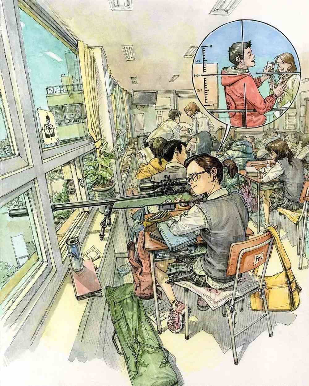 卡通场景人物画的魅力与创作