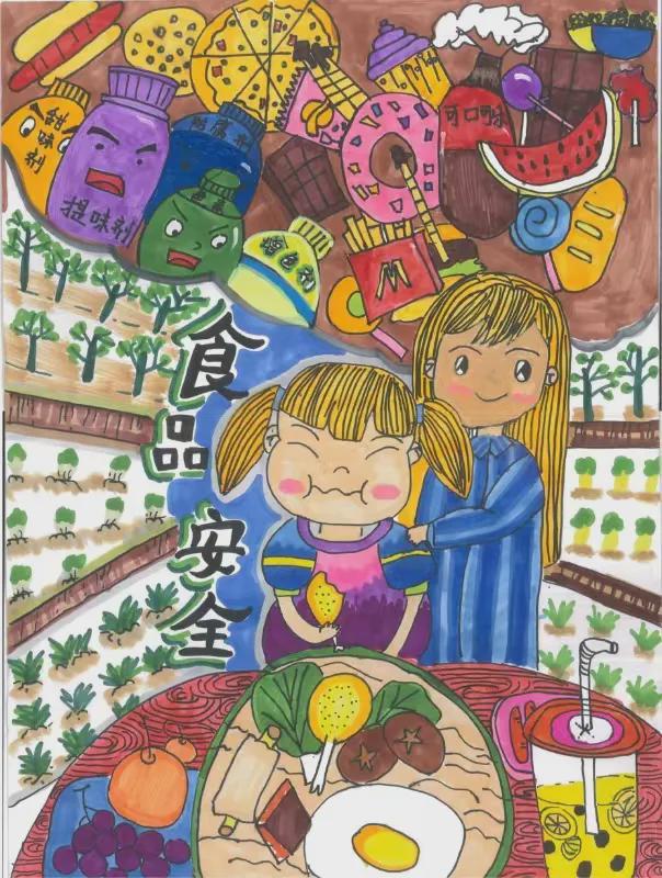 食品安全绘画，艺术的力量与公众意识的觉醒