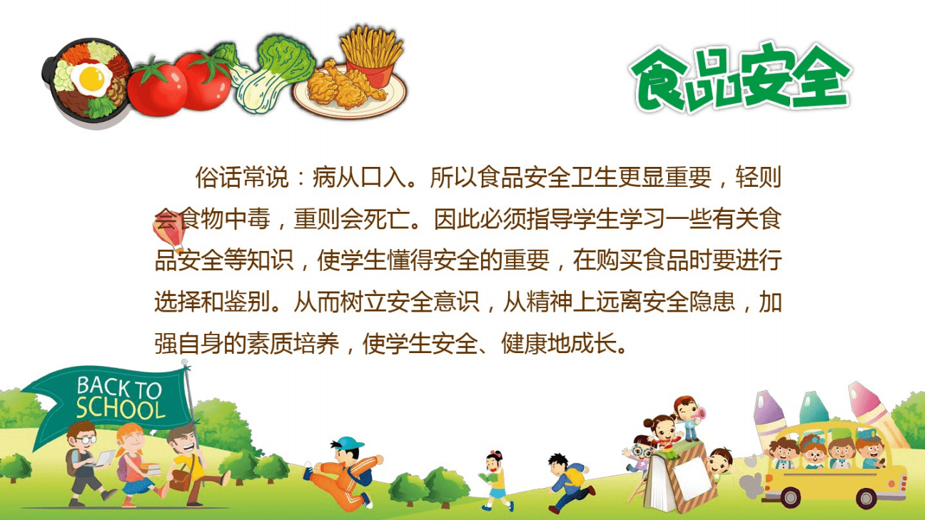 食品安全主题班会PPT免费分享与教育普及
