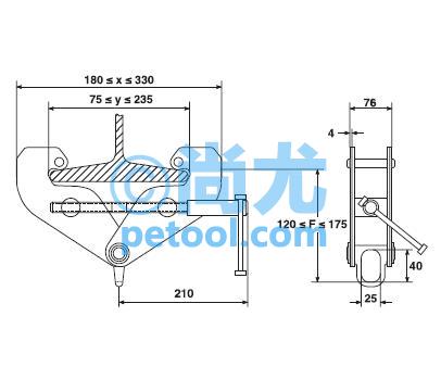 简易钢轨夹钳的设计与使用