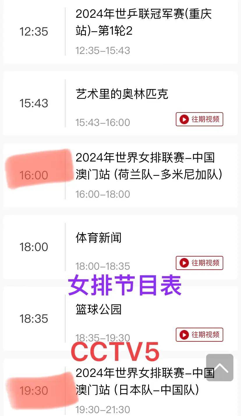 CCTV5十体育节目表——探索中国体育的窗口