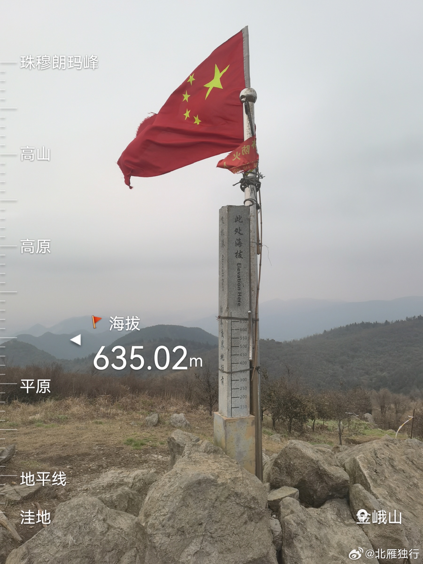 山顶测量标志，探索与意义