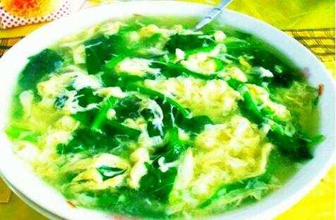 菠菜蛋花汤，一道美味佳肴的图片展示与制作指南