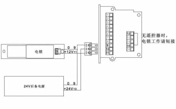 驱动自动门接线图及其相关细节解析